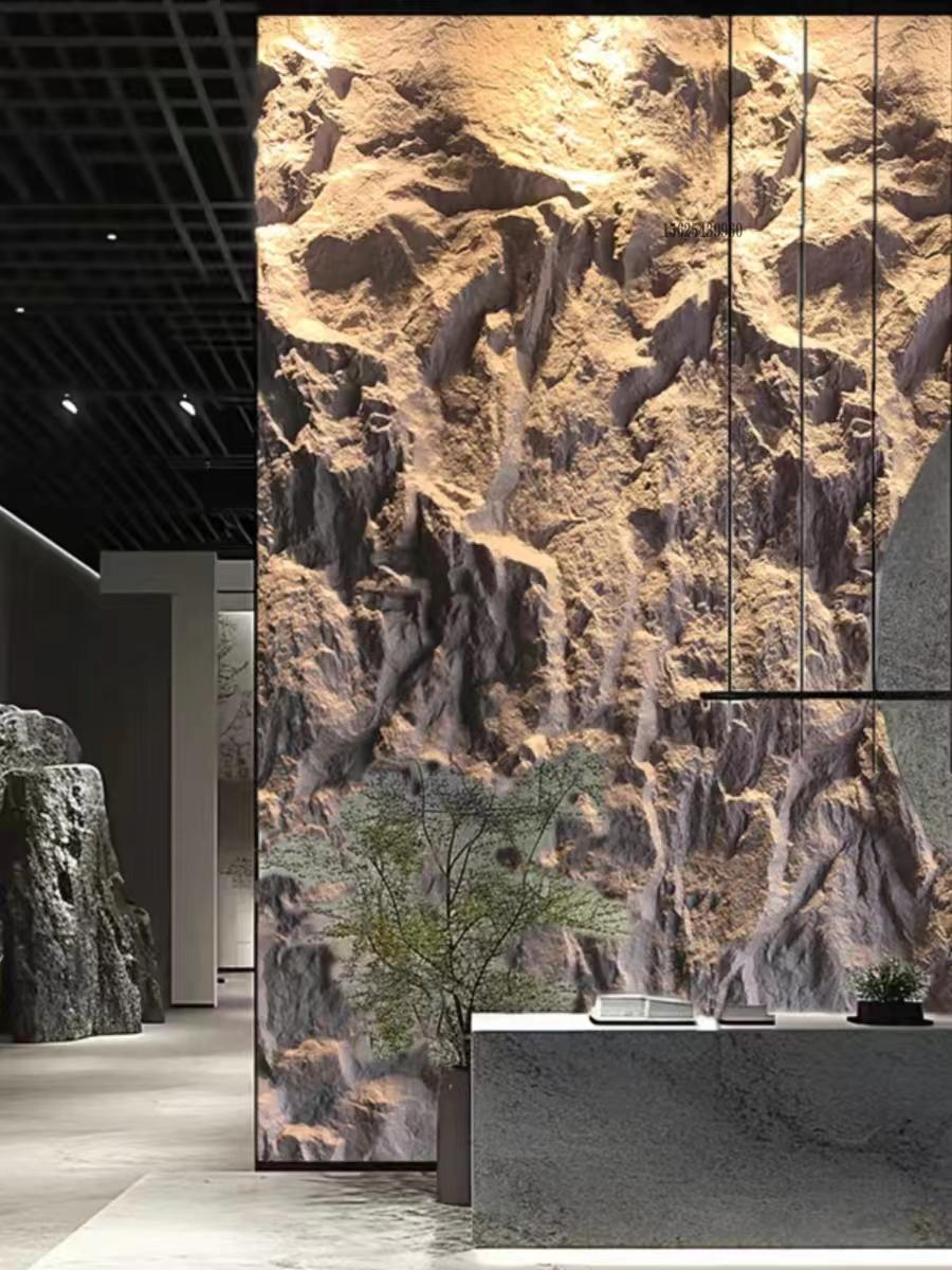 "Mountain Ridge" PU 3D Relief Wall Panel